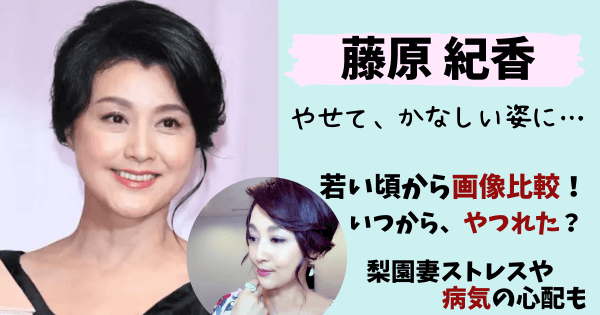 藤原紀香,やつれた,激やせ,やせた,瘦せた,顔変わった,太った,病気,梨園の妻,再婚,結婚,離婚,老けた,劣化,インスタグラム