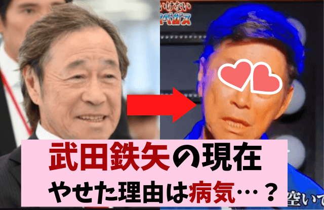 武田鉄矢,やせた,病気