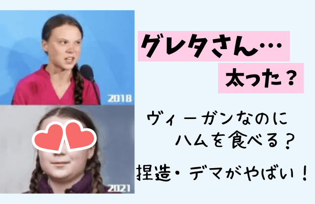 グレタ,太った,デマ