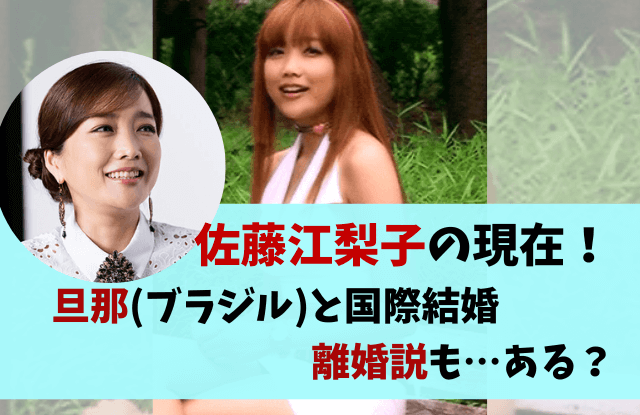 佐藤江梨子,サトエリ,結婚,旦那,夫,結婚相手,ブラジル,子供,ハーフ,現在,今,海老蔵,画像,弥生,小雪,離婚