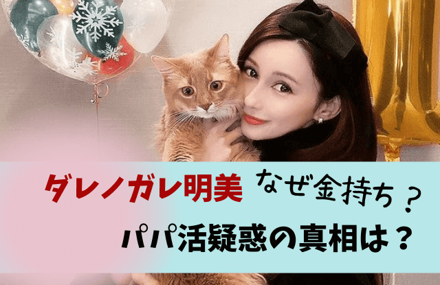 ダレノガレ明美,ホンマでっか！？TV,猫,収入源,年収,セレブ,お金持ち,理由,パパ活,クリニック,会社,インスタ,実業家